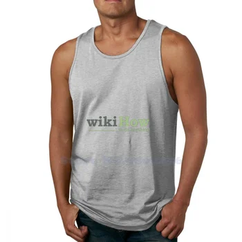 Wikihow To Do Anything Vest 100% памук мода без ръкави потник Изображение