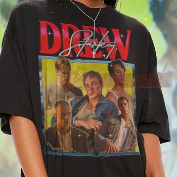 DREW STARKEY Ретро тениска - Drew Starkey Bootleg Tees Drew Starkey риза с дълъг ръкав Drew Starkey Homage Shirt Drew Starkey Kid Изображение