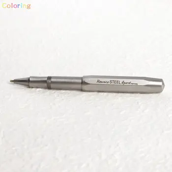 немски оригинален Kaweco Steel Sport Series G2 гел ролер мини подпис черно мастило писалка, специално усещане за гладко писане, Изображение