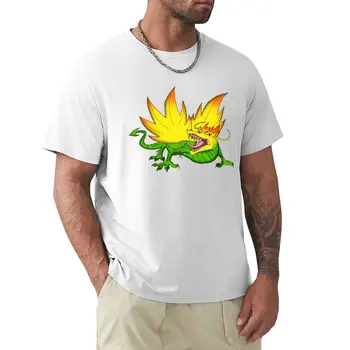 Midnight Dragon T-Shirt извънгабаритни момчета животински печат големи и високи тениски за мъже Изображение