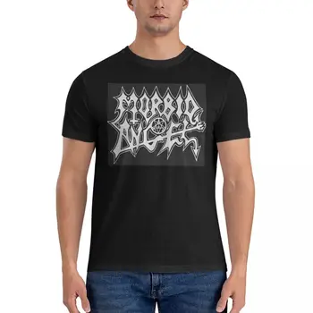 Morbid ангел продажба Класическа тениска мъжки шампион тениски Аниме тениска тениски за мъже памук мъжки тренировка ризи Изображение