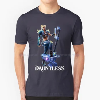 Dauntless T Shirt 100% памучна тениска Dauntless видео игра Phoenix Labs Epic Games Iron Galaxy Isol Riot Games Aaa Изображение