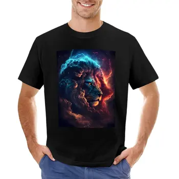 Radiant Cloud Leo тениска бързосъхнеща тениска тениска къса котка ризи мъже дълъг ръкав тениски Изображение