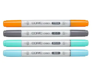 Copic Ciao Маркери Twin Tip Арт маркери на алкохолна основа 180 цвята Link 2 Изображение