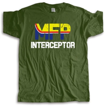 Памучна тениска мъжка лятна Топове MFP Главна сила патрул Interceptor Mad Max тениска мъжки тениска лятна тениска плюс размер Изображение