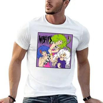 The Misfits Album T-Shirt естетически дрехи момчета бели тениски летни върхове обикновени тениски мъже Изображение