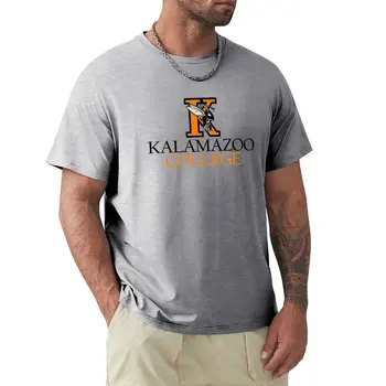 Kalamazoo College 2 тениска извънгабаритни тениски бързосъхнеща тениска смешно тениски мъже графични тениски Изображение