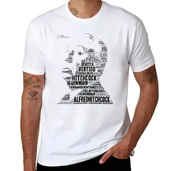 Нов Алфред Хичкок 2 - С думи тениска сладък върховете хипи дрехи върховете тениска мъже Изображение