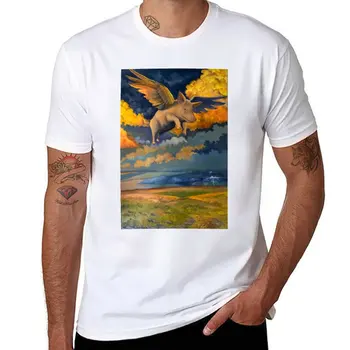 Нова летяща свинска тениска графични тениски бързосъхнеща тениска персонализирани тениски естетически дрехи тренировка ризи за мъже Изображение