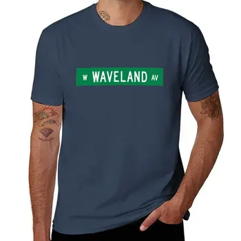 New Waveland Avenue тениска Извънгабаритни тениска бързосъхнещи тениска момчета тениски летни върхове мъжки дрехи Изображение