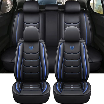 Универсален кожен калъф за столче за кола за BMW E92 Skoda Superb 3 BMW F11 SEAT Leon Passat b5 Honda Fit Аксесоари Интериорни капаци Изображение