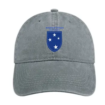 Американска дивизия - 23-та пехотна каубойска шапка плажна шапка буни шапки Шапка Мъжки Дамски Изображение