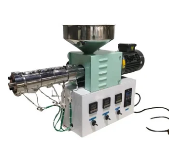 SJ35 Мини екструдер настолен едновинтов пластмасов екструзия за 3D печат AC мотор Изображение