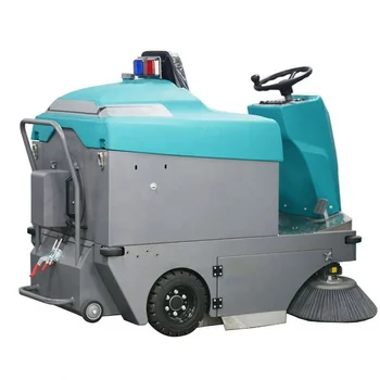 Zzh Vws1400 Индустриална машина за почистване на подове Керамични плочки Автоматична скруберна двойна четка Изображение