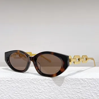 Черно злато футуристичен правоъгълник Ацетат слънчеви очила за жени Dames марка дизайнер лятна мода за жена мъжки MAN слънчеви очила Изображение