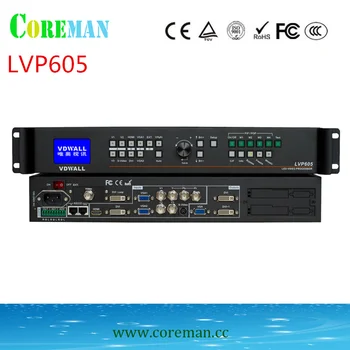 Цели продажби видео процесор видео стена Lvp605 под наем използвайте forled дисплей панел 96x96 двустранен открит превъртане led знак Изображение