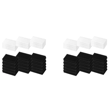 60PCS CPAP филтри за първокласен филтър от пяна и ултра фини филтри Изображение