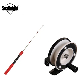 SeaKnight Ice Fishing Rod Solid Tip Ice Rods Two Section Rod Fishing Set Winter Fishing Tackle 60cm 80cm 100cm Изображение