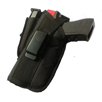 Тактически пистолет Лазерно закрепване Държач за носене Калъф за списание Универсален десен ляв за 9мм Glock 17 19 Smith & Wesson Shield Изображение