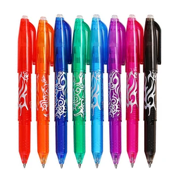 8 цвята изтриваема писалка 0.5mm подходящи пълнители цветни творчески kawaii инструменти за рисуване гел писалка комплекти училище офис канцеларски материали Изображение