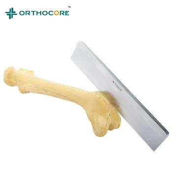 Твърд гръб ортопедичен трион ветеринарен трохлея правоъгълна сулкопластика инструменти трохпластика кост трион с дръжка Изображение