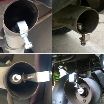 Turbo Sound Whistle алуминиева сплав Car Roar Maker S M L Car Tail Whistle Universal Turbo Exhaust Whistle for Car Styling Tunning Изображение