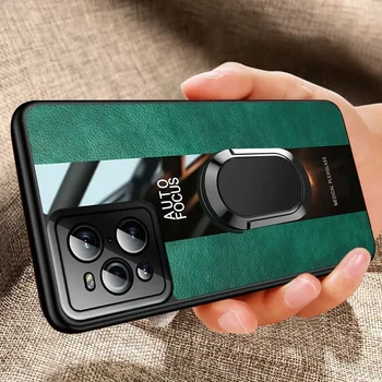 Луксозен държач за пръстен кожен калъф за OPPO Намерете X2 X3 X5 Pro капак силиконов калъф за телефон за OPPO Find X X2 Lite X3 Neo Coque Изображение