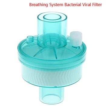 Филтри за дихателна система за еднократна употреба Бактериален филтър HME HEPA вентилатор аксесоари Топлообменник за влага Изображение