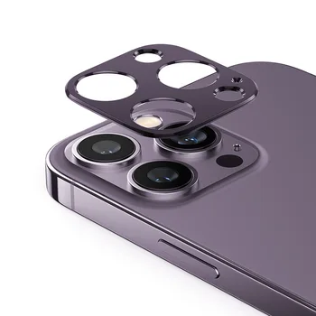 Метален протектор за обектив на камерата за iPhone 14 Pro Max Plus 13 12 Mini 14Pro iPhone14 13Pro 14Plus 12Pro Аксесоари за защитно фолио Изображение