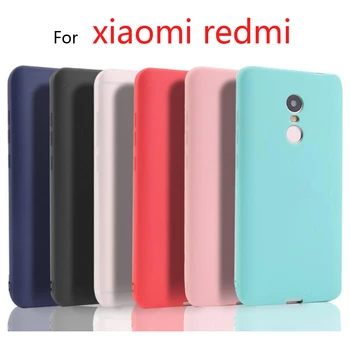 Матов калъф за Xiaomi Redmi 3s 4X 4A 5 5A 6 6A 7 7A 8 8A Redmi Note 4 4X 5 5A 6 7 8 8T 9 9S Pro S2 K20 Силиконови меки калъфи Изображение