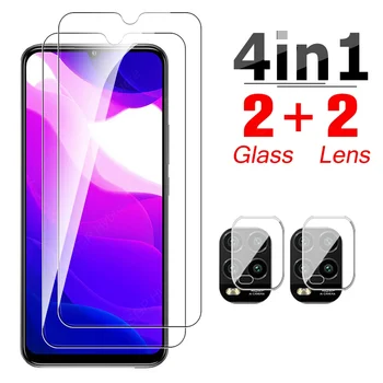4in1 защитен екран закалено стъкло за Xiaomi Mi 10 Lite 5G камера обектив протектор филм Mi10 i 10i 10lite Mi10lite защита Изображение