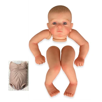 NPK 18inch вече боядисани преродени кукла части Felicia бебе 3D боядисване с видими вени кърпа тялото включени Изображение