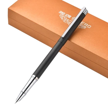 Горещо продаван герой 1063# Истински фин Financia писалка студент калиграфия писалка изкуство фонтан писалка 0.38 / 0.5 / 0.8mm по избор подарък кутия комплект Изображение