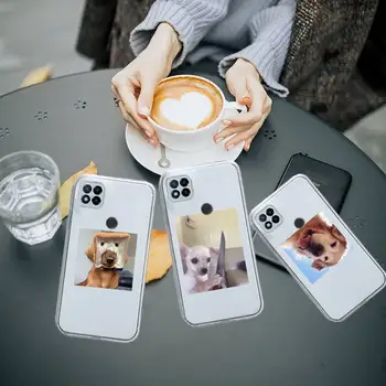 смешно сладко куче естетика Калъф за телефон прозрачен за Xiaomi redmi note 12 11 10 7 8 9 4G 5G T S i ултра poco X3 pro Изображение