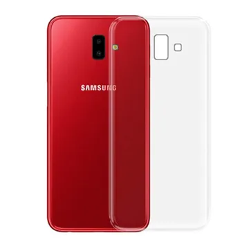 За Samsung Galaxy J6 плюс 2018 j610 j610f случай тънък прозрачен мек заден капак за Samsung J6 Plus 2018 ЕС ясни случаи Изображение