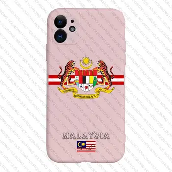 Малайзийски калъф за герб за iPhone 15 14 Pro Max 13 12 11 Mini X XS XR 7 8 6S Plus SE Изображение