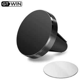 GTWIN държач за телефон за кола Магнитен универсален мобилен мобилен телефон Магнитна стойка за монтиране на вентилационен отвор за iPhone Samsung Xiaomi в държач за кола Изображение