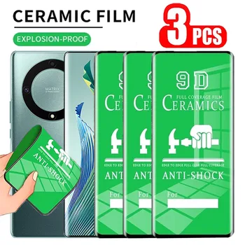 3Pcs керамичен филм за чест магия 5 Lite 5 Pro X9A HD екран протектор за чест 80 70 60 50 Pro плюс извит мек филм не стъкло Изображение
