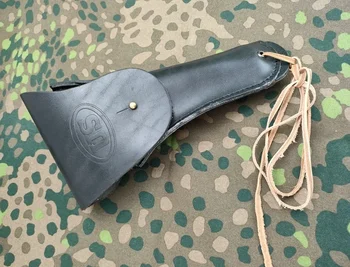 EARMY. . WW2 Us Usmc Colt 1911 M1916 армия ЧЕРЕН кожен пистолет кобур на военни военни възстановки Изображение