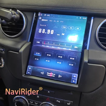 Android 13 Tesla стил екран за Land Rover Discovery 4 LR4 2009-2016 GPS кола радио навигация кола стерео видео плейър Carplay Изображение