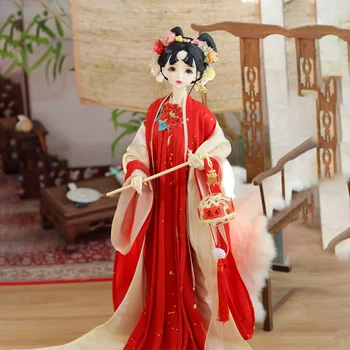 1/4 1/3 мащаб BJD ханфу рокля китайски древен костюм фея облекло за BJD / SD MSD SD13 голямо момиче кукла дрехи аксесоари A1667 Изображение