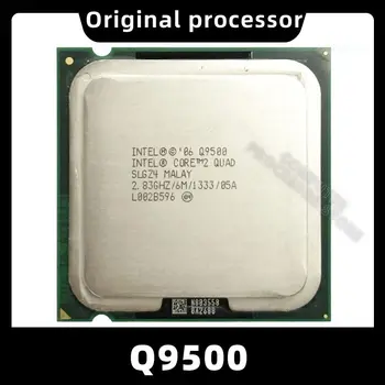 Intel Core 2 Quad Q9500 CPU процесор 2.8Ghz 6M 1333GHz гнездо 775 Desktop CPU работещ 100% безплатна доставка Изображение