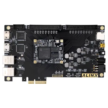 Xilinx FPGA Artix7 XC7A100T PCIex4 платка за разработка с две гигабитови Ethernet HDMI-съвместими Uart SD карта AX7103 Изображение