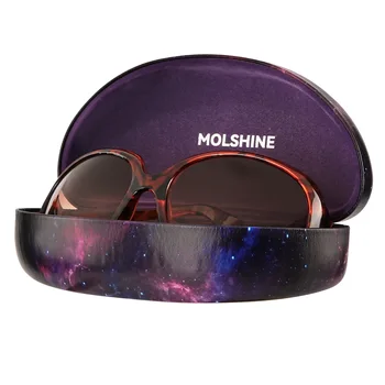 molshine твърд калъф за слънчеви очила, голям калъф за очила за жени мъже извънгабаритни слънчеви очила Изображение