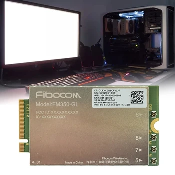 FM350-GL модул Високоскоростен мрежов адаптер за HP-X360 830 840 850 G7 лаптопи M2 4G-5G LTE WCDMA карта WWAN карта Изображение