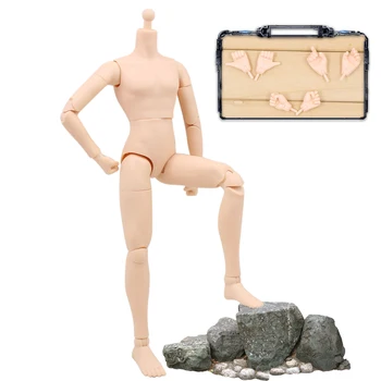 1/6 мащаб мускулна фигура мускулно тяло подобно за горещи играчки действие фигура кукла играчки войник модел Изображение