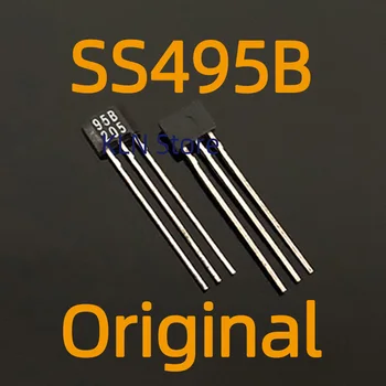 5pcs SS495B TO-92 Сензори за ефект на Хол с висока производителност Миниатюрни съотношения Линейни SS490 Серия 95B 495B оригинал Изображение