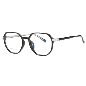 51mm правоъгълна ултралека TR бизнес мъже очила рецепта рамки за очила дамска мода пълна джанта очила 7822 Изображение