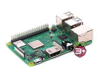 Raspberry Pi 3 Model B+ (Plus) с 1.4GHz процесор 1GB LPDDR2 SDRAM USB 2.0 Bluetooth 4.2 и двулентова 802.11ac безжична LAN Изображение