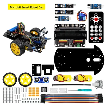 Smart Starter Robot Car Kit за програмиране на Arduino DIY електронно обучение за начинаещи комплект за STEM образование с урок Изображение